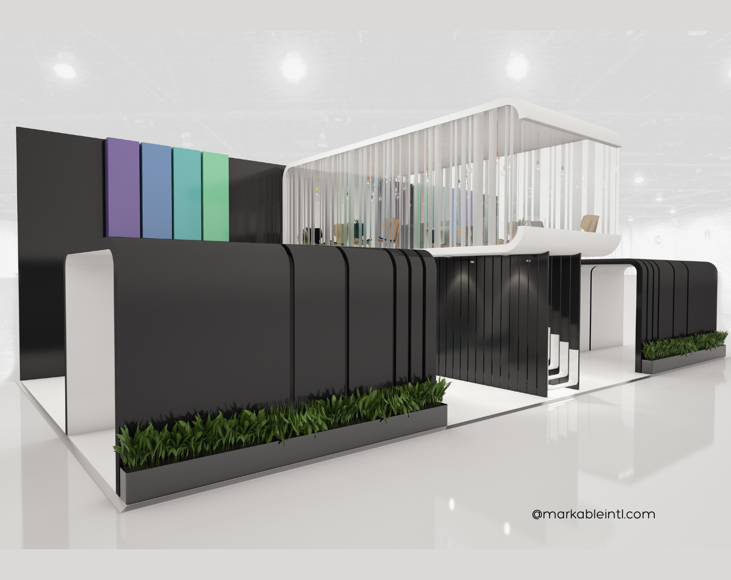 Futuristic Exhibition Stand Design