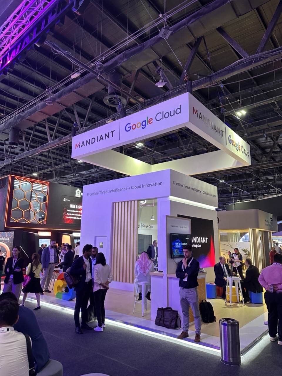 MandiantExhibition Stand Dubai GISEC 2023