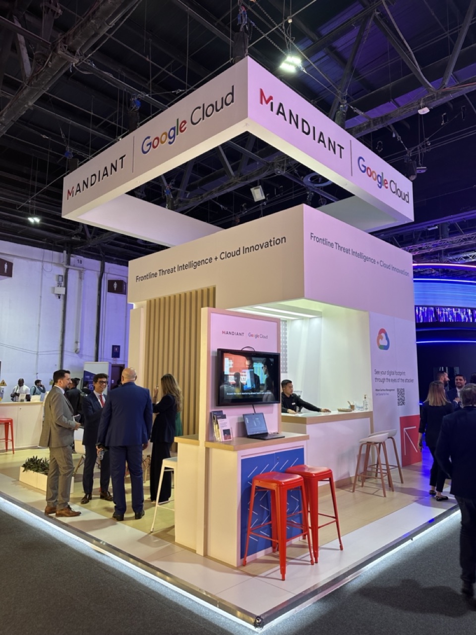 MandiantExhibition Stand Dubai GISEC 2023